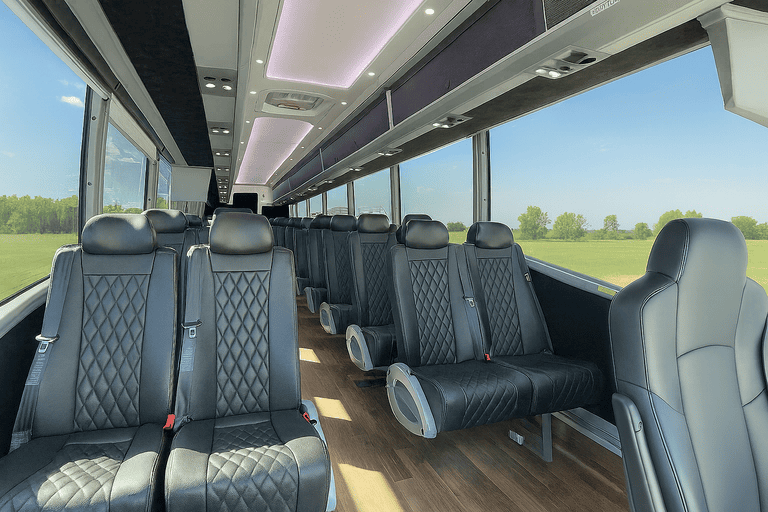 coach bus in Costa Mesa