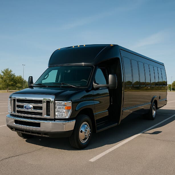 Costa Mesa Shuttle Bus Rentals 18 Passenger Shuttle Bus
