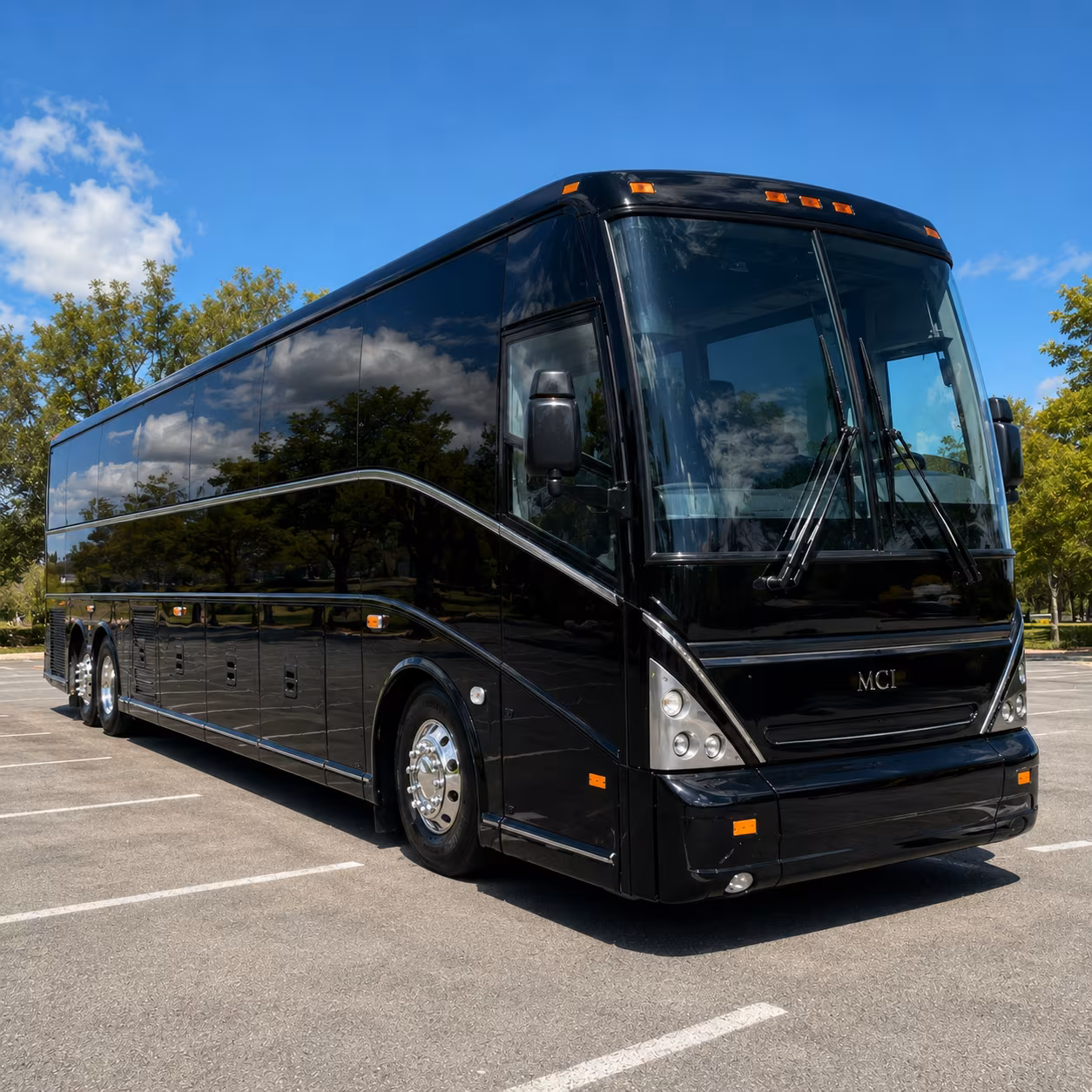 costa mesa bus rental service area