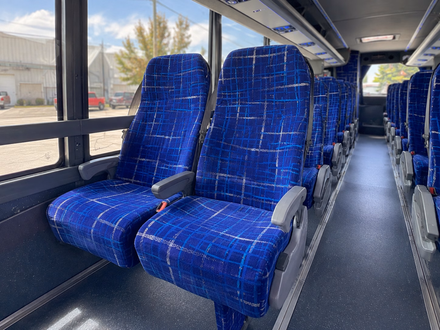costa mesa charter bus interior